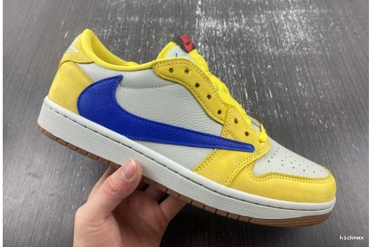 Rep DZ4137-700 OG SP Canary Low Scott Travis Retro Jordan 1 0511